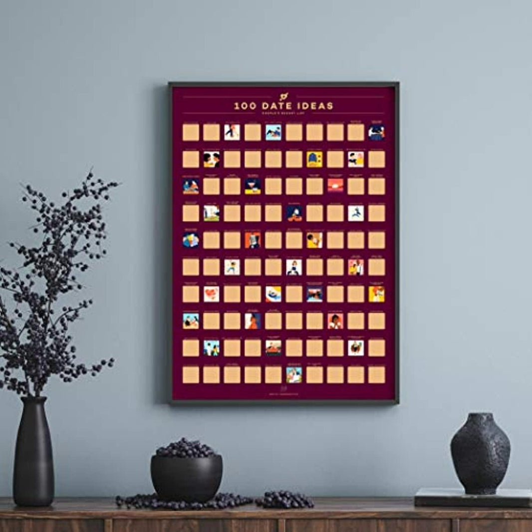 100 Date Ideas Krasposter – Voor Onvergetelijke Dates