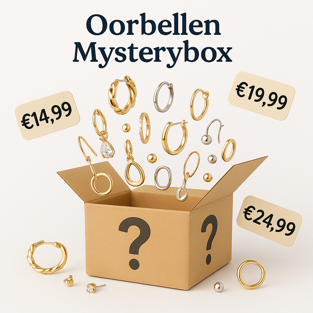 Oorbellen Mysterybox – stijlvol, sprankelend en verrassend