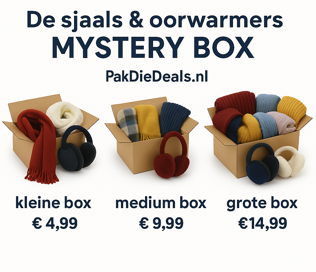 Mysterybox sjaals & oorwarmers – Kind en/of volwassene