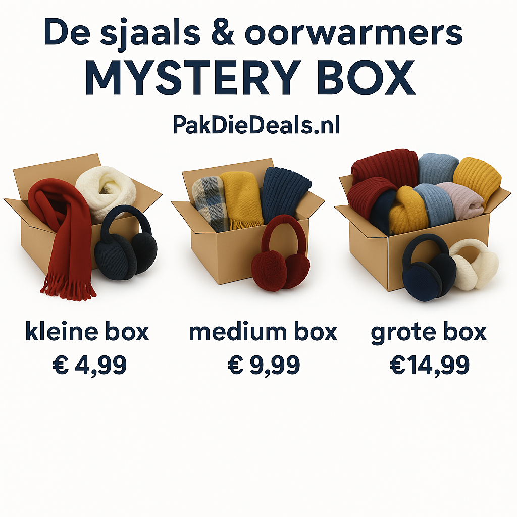 Mysterybox sjaals & oorwarmers – Kind en/of volwassene