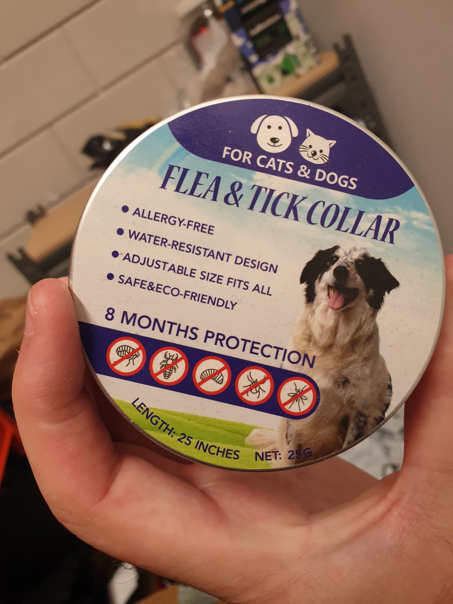 Vlooien- en Tekenband voor Katten en Honden – 8 Maanden Bescherming