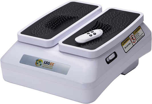 BioEnergiser Leg Exerciser Pro Beentrainer, passieve training voor jong en oud, 3 niveaus, incl. afstandsbediening, zachte constante beweging, geschikt voor senioren, LEGEX Circulation Leg Oefener Pro