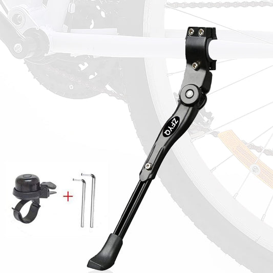 ZFYQ Fietsstandaard, hoge kwaliteit aluminium legering zijstandaard voor mountainbike, straatfiets, fietsen, MTB-fiets