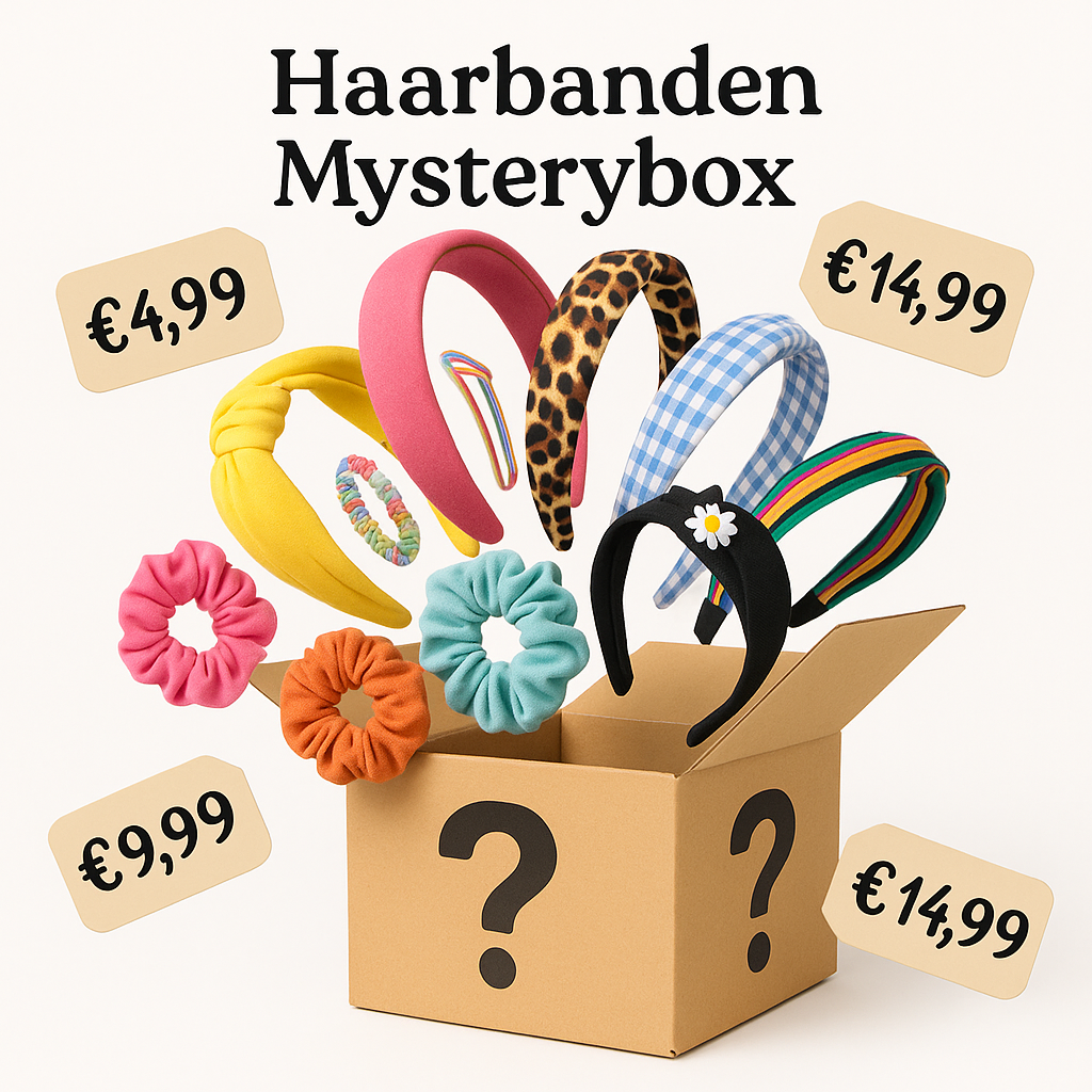 Haarbanden Mysterybox – stijlvol, speels en altijd verrassend