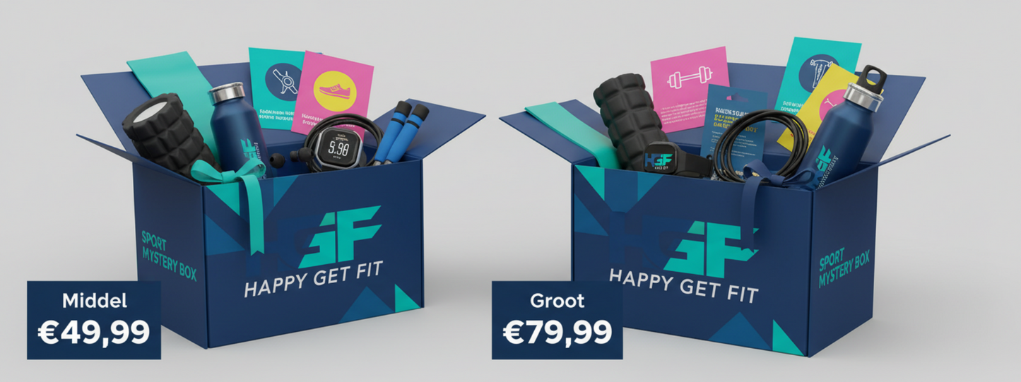 HappyGetFit HGF sport mysterybox – actief, verrassend en motiverend